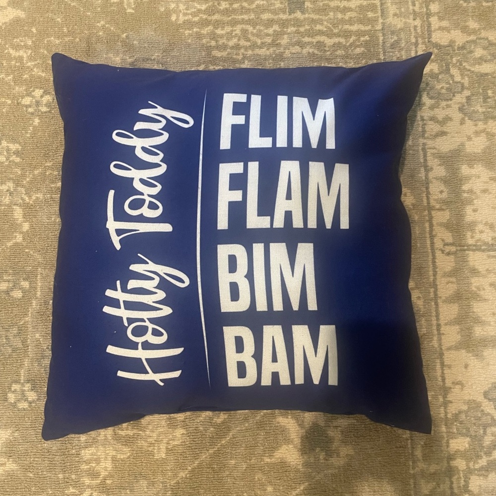 Ole Miss Hotty Toddy Pillow
